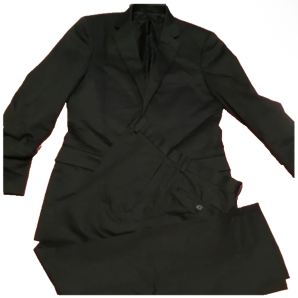 Formal Business Suit Blazer THEORY JACKET & PANTS IN BLACK W 32